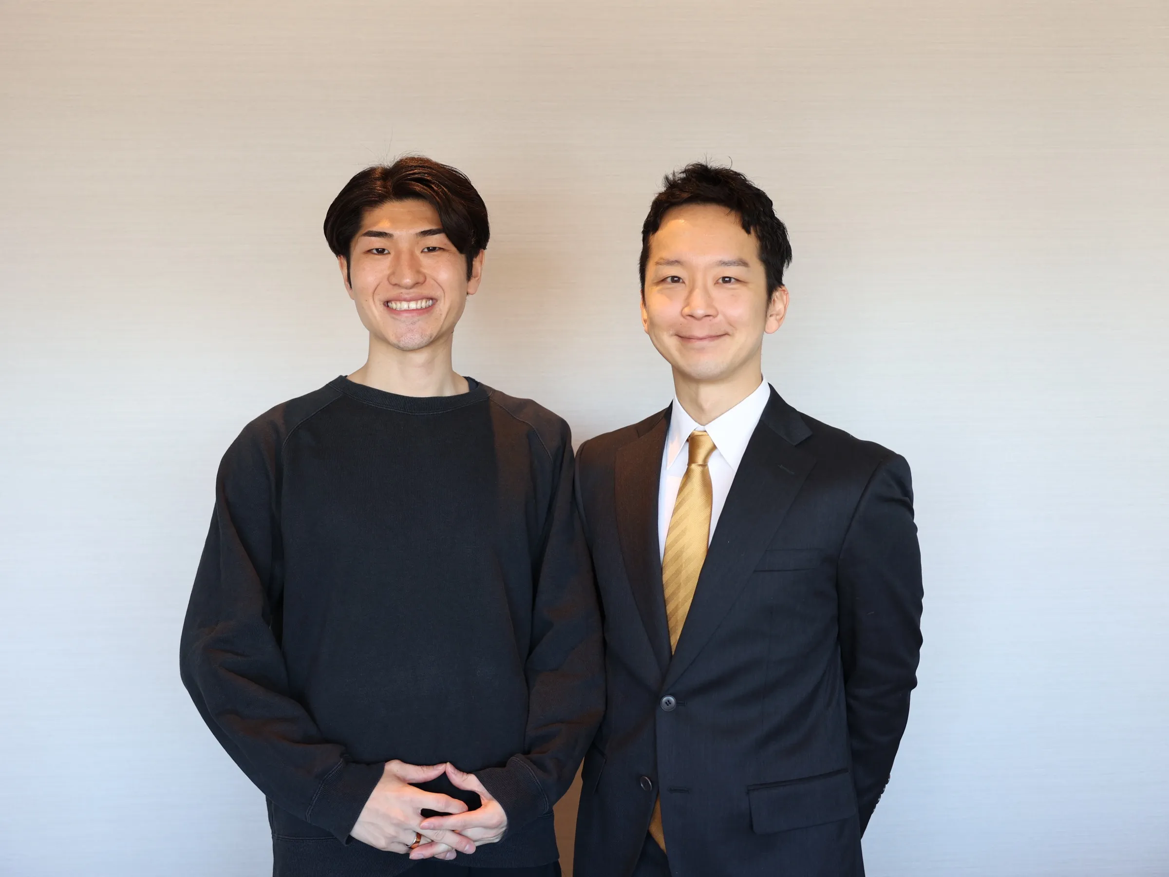 コーチの村上（右）と、取締役COO 成瀬様（左）